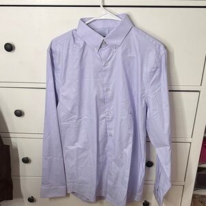 Express Men's Lavender Dress Shirt